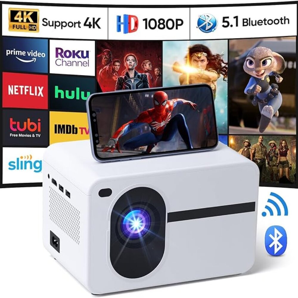 Projector with Wifi and Bluetooth